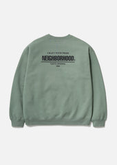 NEIGHBORHOOD 25FW PLAIN SWEAT CREWNECK LS