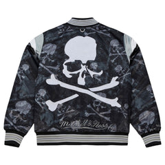 MASTERMIND WORLD x Mitchell & Ness PRINT SATIN JKT