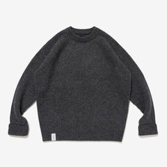 DESCENDANT 25FW CLAM CREW NECK KNIT