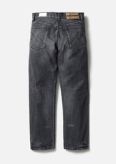 NEIGHBORHOOD 25FW BLACK DENIM WASHED SLIM STRAIGHT PANTS