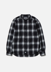 NEIGHBORHOOD 25FW HOMBRE CHECK BAND COLLAR SHIRT LS