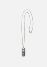 NEIGHBORHOOD 25FW SILVER INGOT NECKLACE