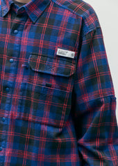 NEIGHBORHOOD 25FW TARTAN CHECK FISHING SHIRT LS