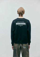NEIGHBORHOOD 25FW PLAIN SWEAT CREWNECK LS