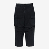 WTAPS SS25 MILT9602 / TROUSERS / COTTON. RIPSTOP | Black