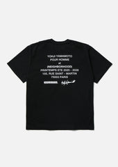 NEIGHBORHOOD 25FW
NH X YOHJI YAMAMOTO . TEE SS-1