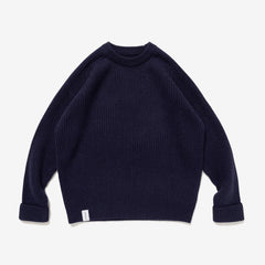 DESCENDANT 25FW CLAM CREW NECK KNIT
