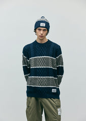 NEIGHBORHOOD
NH X EDDIE BAUER . BORDER CABLE KNIT