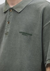 NEIGHBORHOOD 25SS PIGMENT DYED POLO SS