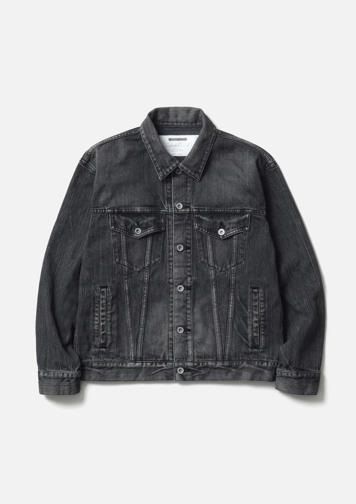 NEIGHBORHOOD 25FW WASHED BLACK DENIM TYPE-4 JACKET
