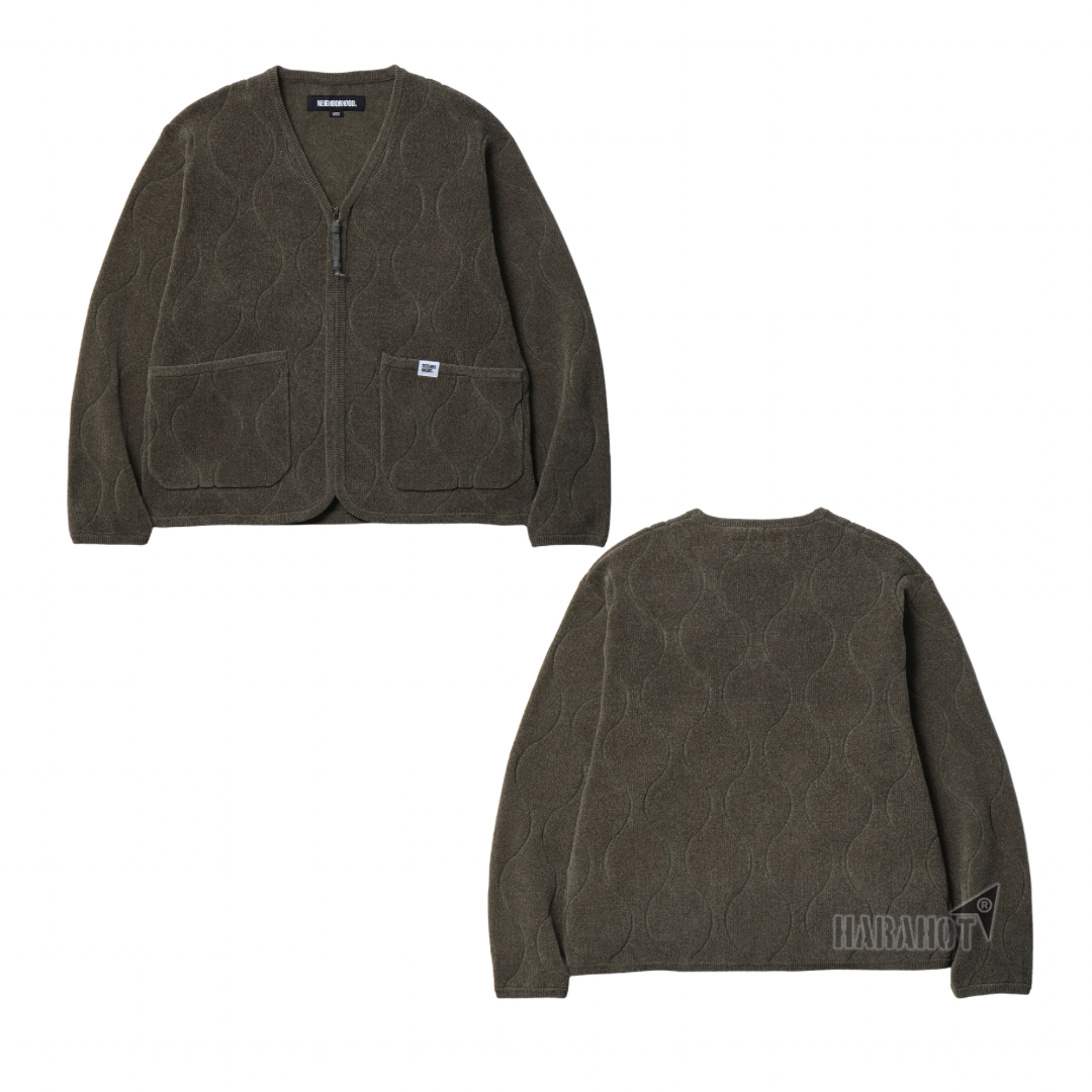 NEIGHBORHOOD 25FW
QUILTING ZIP CARDIGAN