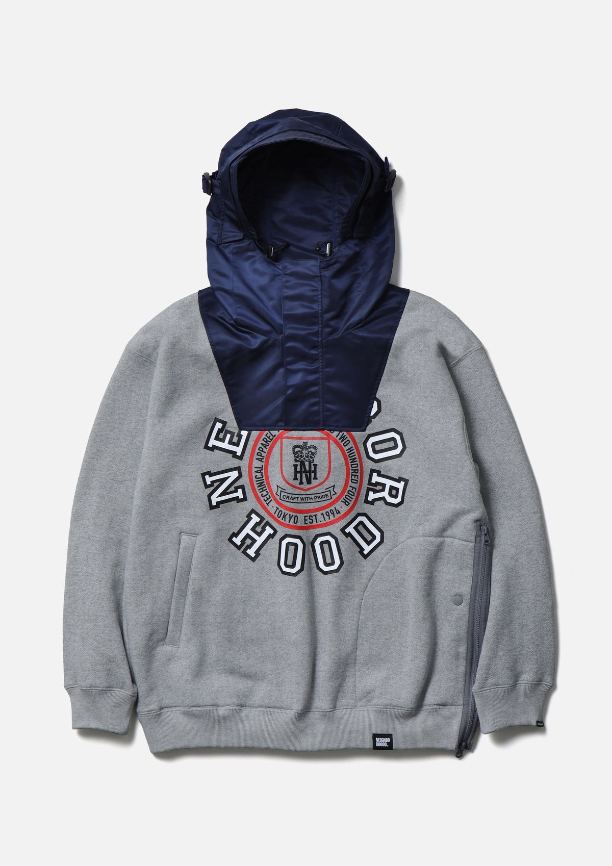 NEIGHBORHOOD 25FW COMBINATION SWEAT HOODIE LS