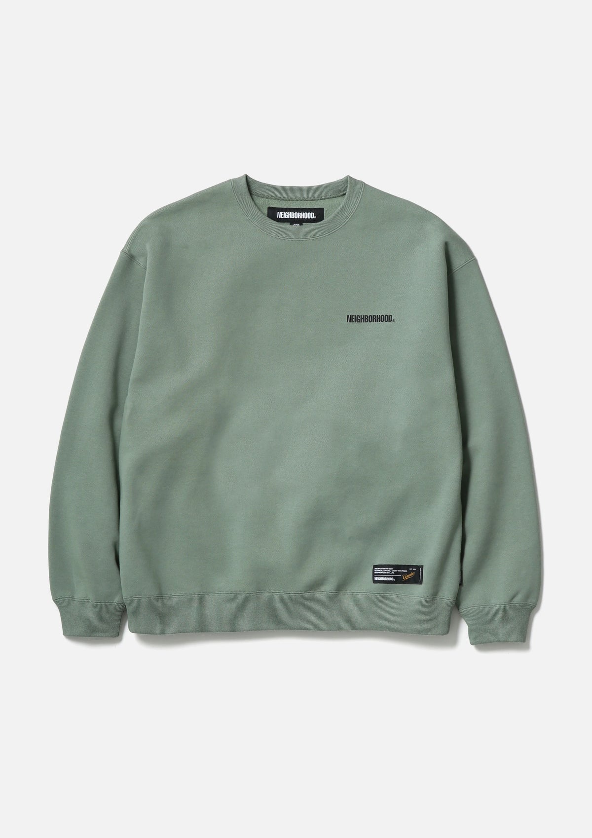 NEIGHBORHOOD 25FW PLAIN SWEAT CREWNECK LS