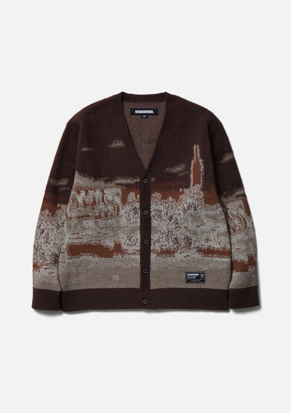 NEIGHBORHOOD 25FW JACQUARD CARDIGAN