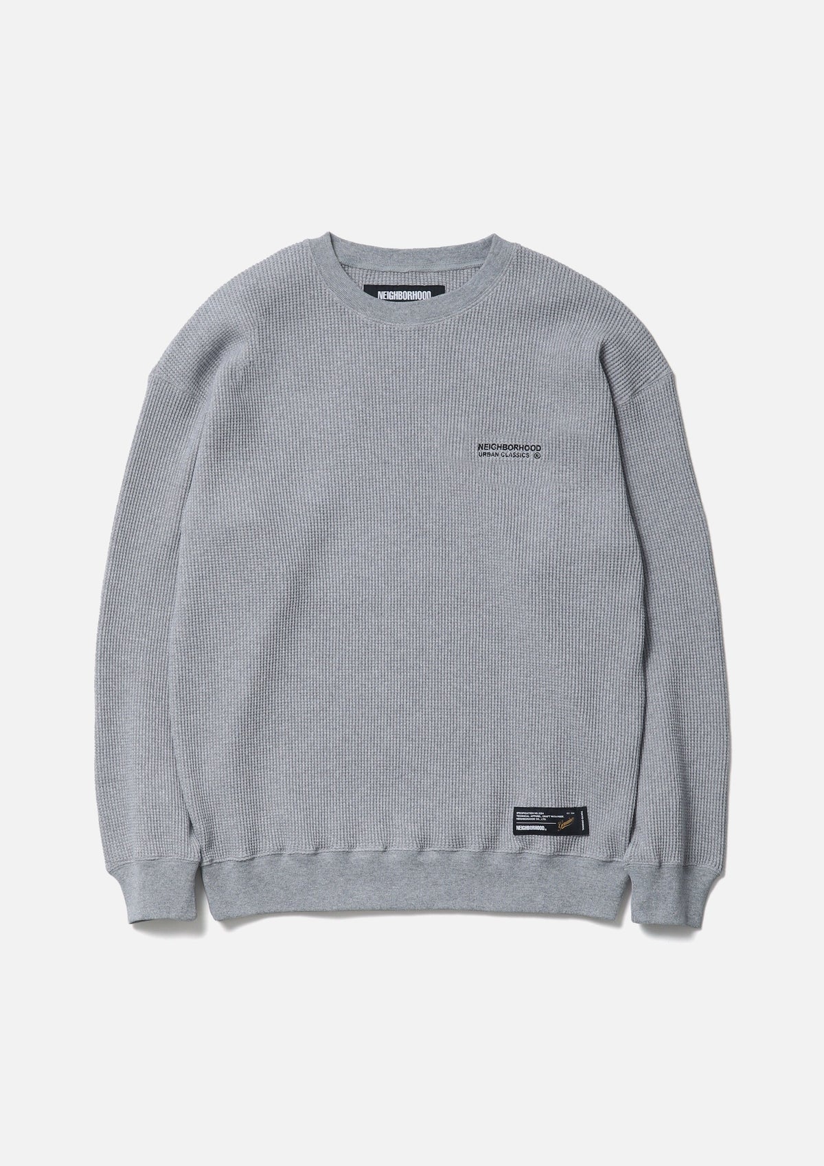 NEIGHBORHOOD 25FW
WAFFLE FABRIC CREWNECK LS-1