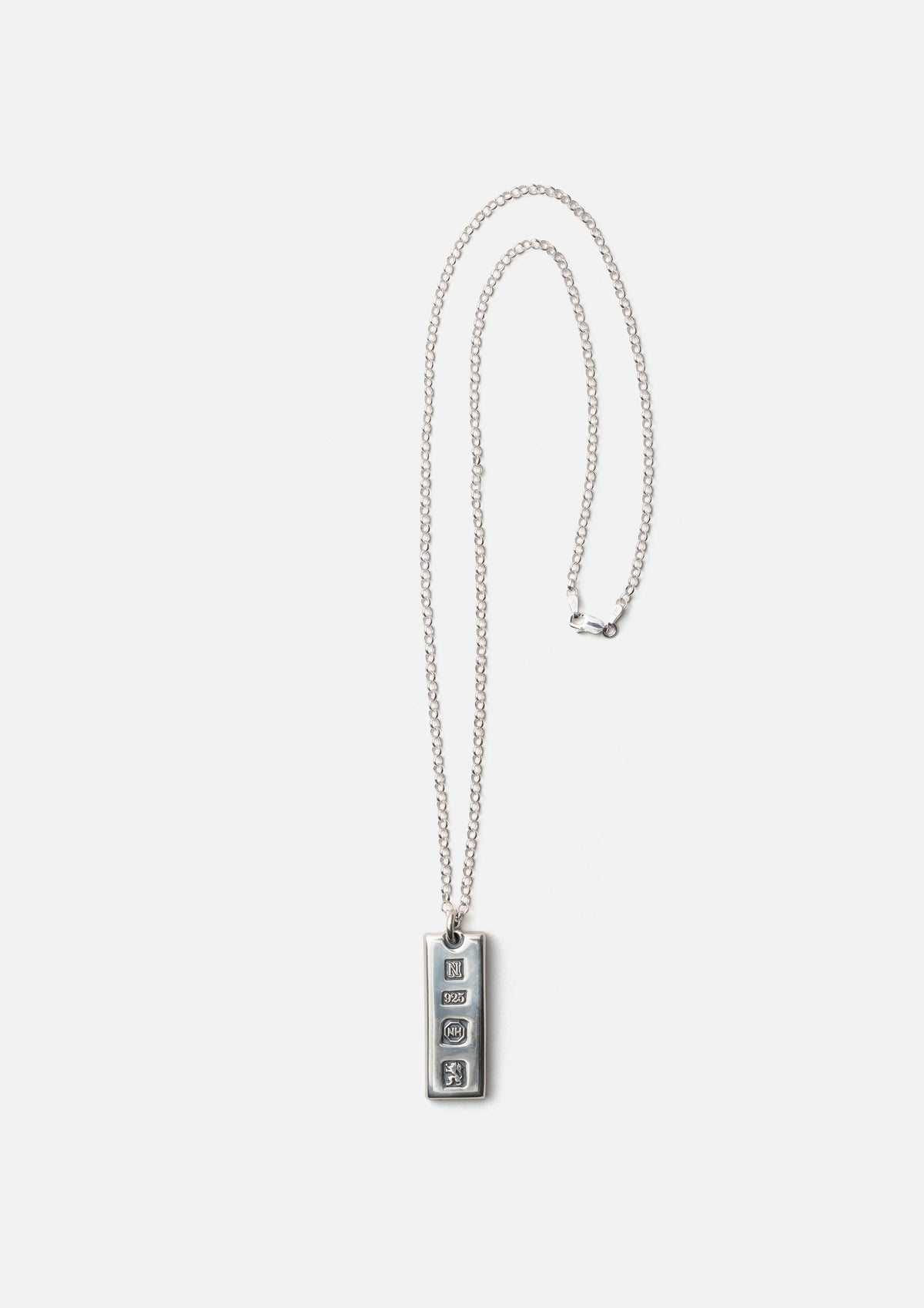 NEIGHBORHOOD 25FW SILVER INGOT NECKLACE