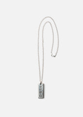 NEIGHBORHOOD 25FW SILVER INGOT NECKLACE