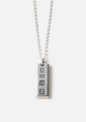 NEIGHBORHOOD 25FW SILVER INGOT NECKLACE