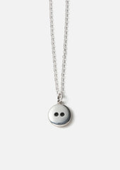 NEIGHBORHOOD 25FW SILVER BUTTON NECKLACE