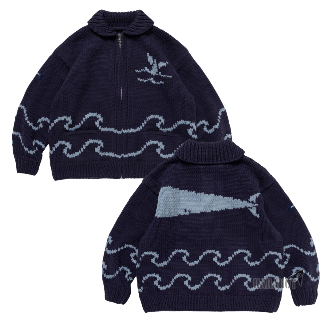 DESCENDANT 25FW CACHALOT COWICHAN SWEATER