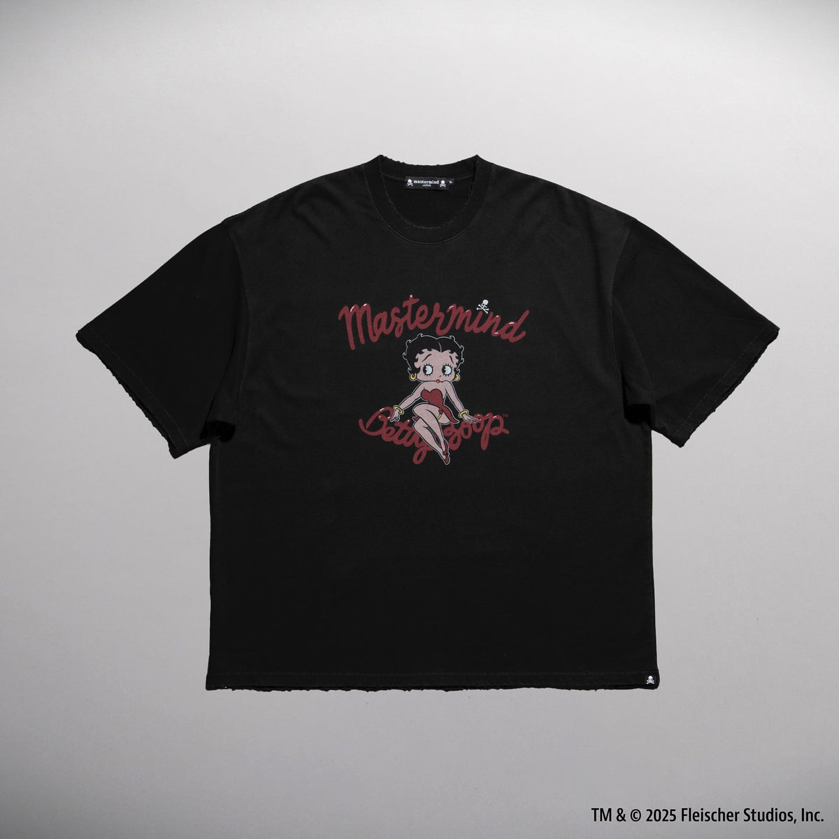 MASTERMIND WORLD × BETTY BOOP BOXY DAMAGED S/S TEE