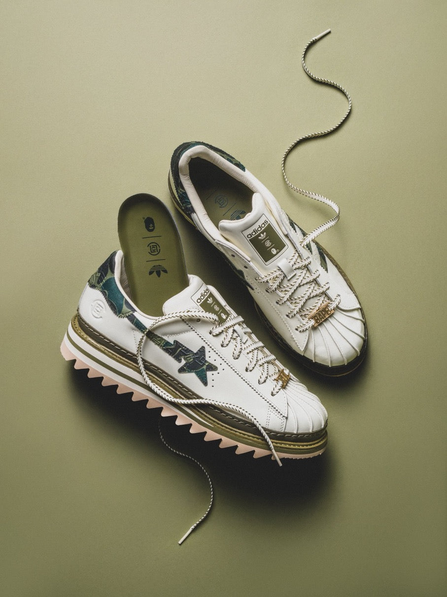 CLOT x Bape x ADIDAS Superstar by Edison Chen KJ1473