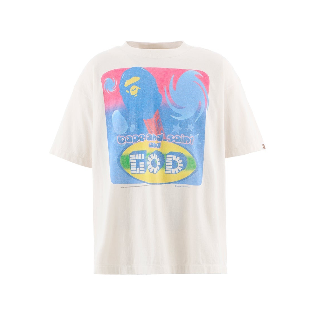 SAINT Mxxxxxx × A BATHING APE®
BAPE_SS TEE/GOD