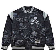 MASTERMIND WORLD x Mitchell & Ness PRINT SATIN JKT