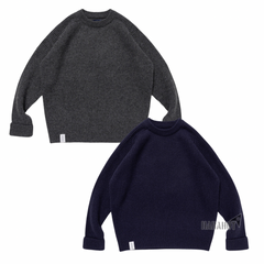 DESCENDANT 25FW CLAM CREW NECK KNIT