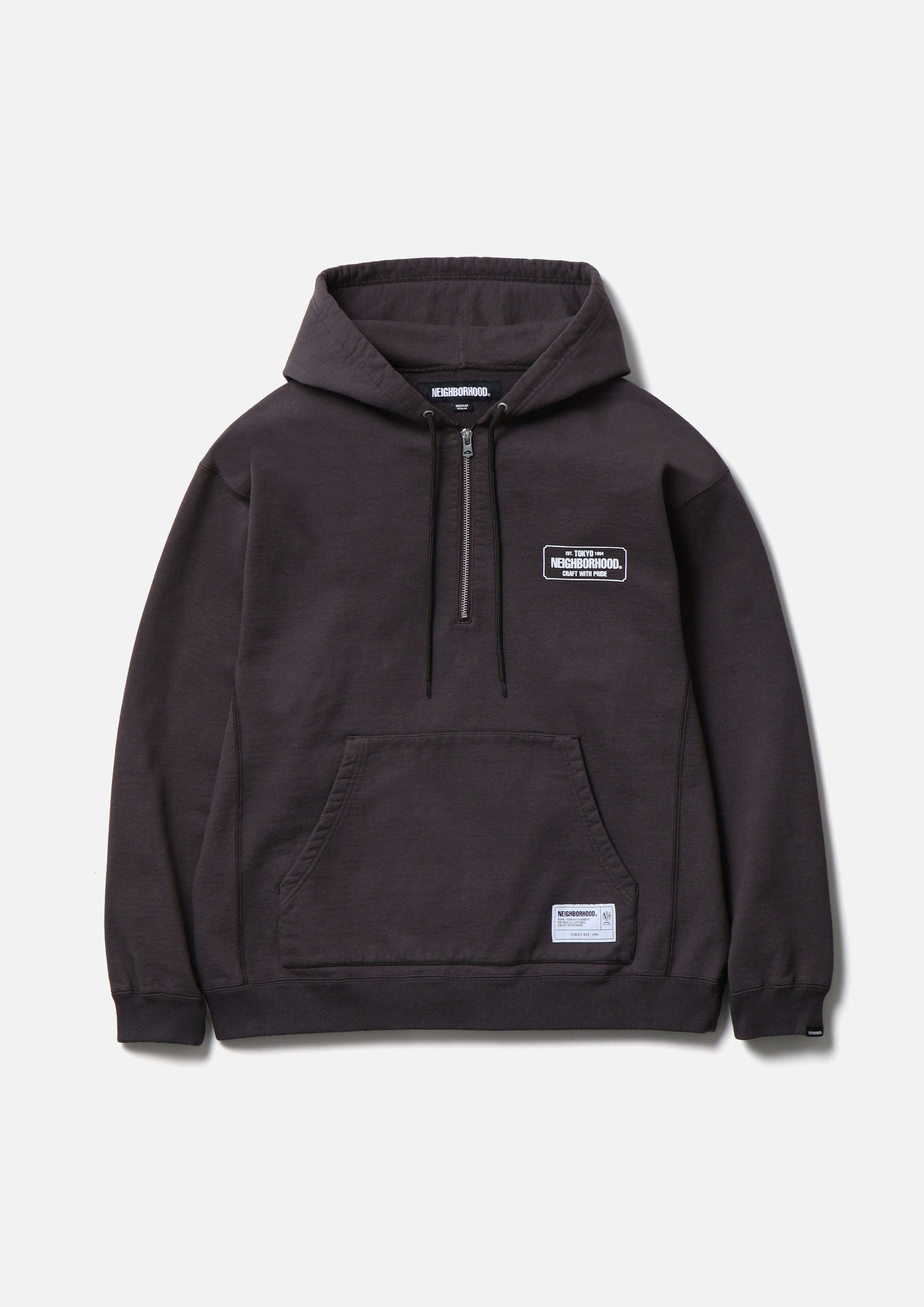 NEIGHBORHOOD 25AW
CLASSIC SWEAT HALF ZIP HOODIE LS