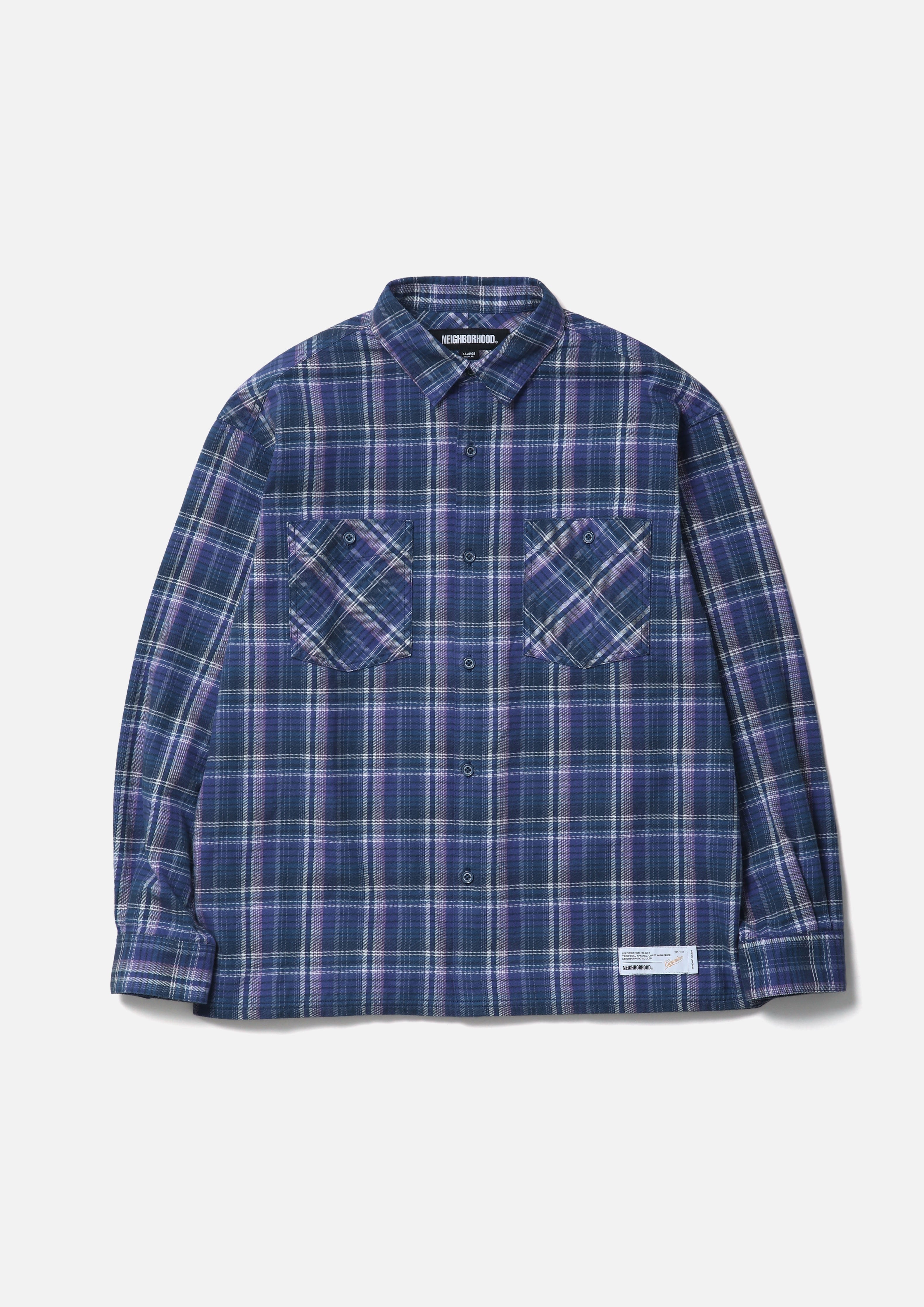 NEIGHBORHOOD 25FW
CLAN TARTAN CHECK SHIRT LS